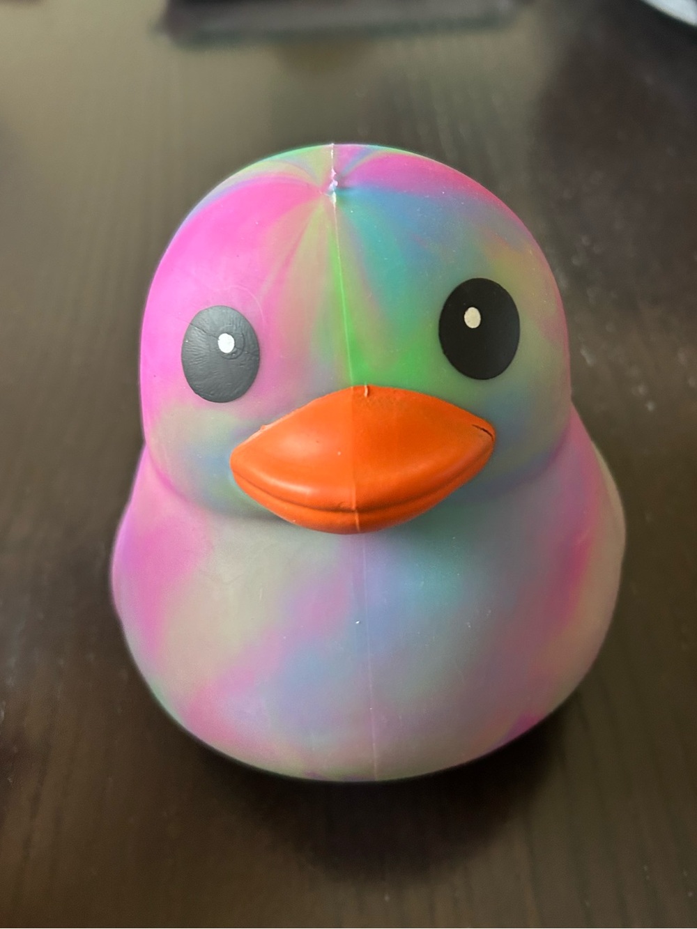 Squeezy Duck Squishy - Pink & Blue